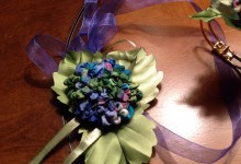 Necklace "Hydrangea"