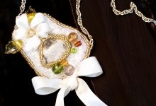 Necklace "Warmness of Stone"