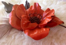 Brooch "Poppy"