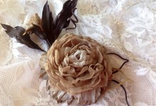 Brooch "Peony"
