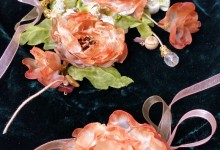 Set: necklace and bracelet "Colors of Autumn"