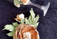 A Set "English Rose"