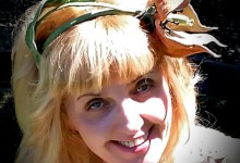 Hair band "Fantasy tulip"