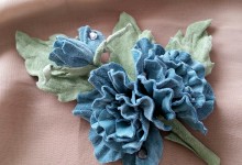 Brooch "Morning freshness"