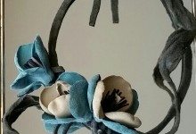 Necklace "Snowdrops"