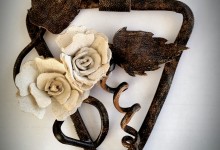 Necklace " Floral Shapes "