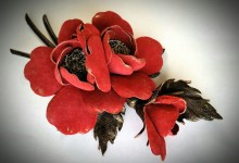 Brooch " Festive Mood "