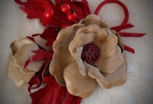 Brooch "Winter bouquet"