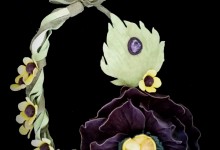 Necklace "Sunny Purple"