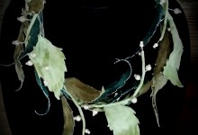 Necklace "Spring forest"