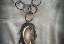 Necklace "Moonstone"