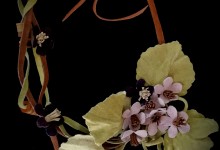 Колье "Фиалковое кокетство"