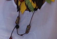 Necklace "Autumn Leaves" 2
