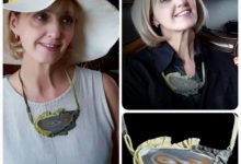 Necklace "The Lonely Leaf"