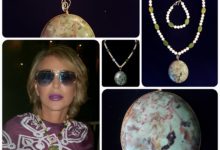 Set: necklace and bracelet "Moonlight Night"